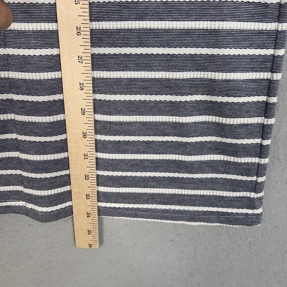 Sail to Sable Dress Womens Small Navy White Striped Coastal Nautical Preppy STS - Picture 12 of 13